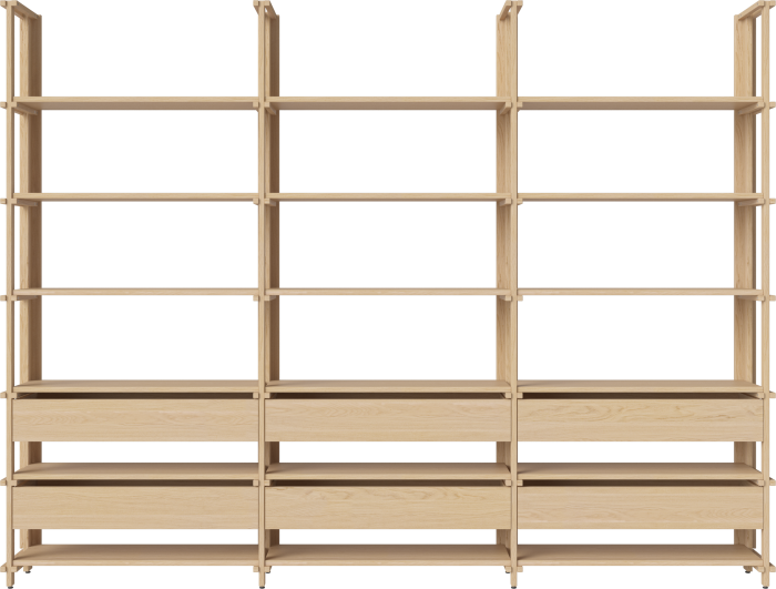 Friedman combination 3x6 - with six drawers_White pigmented oiled oak Solid 00-153-16_00002.png