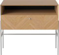 Luxe - 1 drawer - Low_Grey grip_Grey lacquered steel_Oiled oak Veneer_TSCA 04-141-01_00002.png