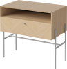 Luxe - 1 drawer - Low_Grey grip_Grey lacquered steel_White pigmented oiled oak Veneer_TSCA 04-141-01_00003_angle.png