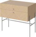 Luxe - 2 drawer - Low_Grey grip_Grey lacquered steel_White pigmented oiled oak Veneer_TSCA 04-141-10_00003_angle.png