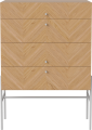 Luxe - 4 drawer - Low_Grey grip_Grey lacquered steel_Oiled oak Veneer_TSCA 04-141-20_00002.png