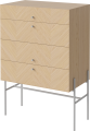 Luxe - 4 drawer - Low_Grey grip_Grey lacquered steel_White pigmented oiled oak Veneer_TSCA 04-141-20_00003_angle.png