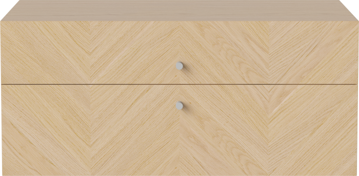 Luxe - 2 drawer - Wall mounting_Grey grip_White pigmented oiled oak Veneer_TSCA 04-141-45_00003.png
