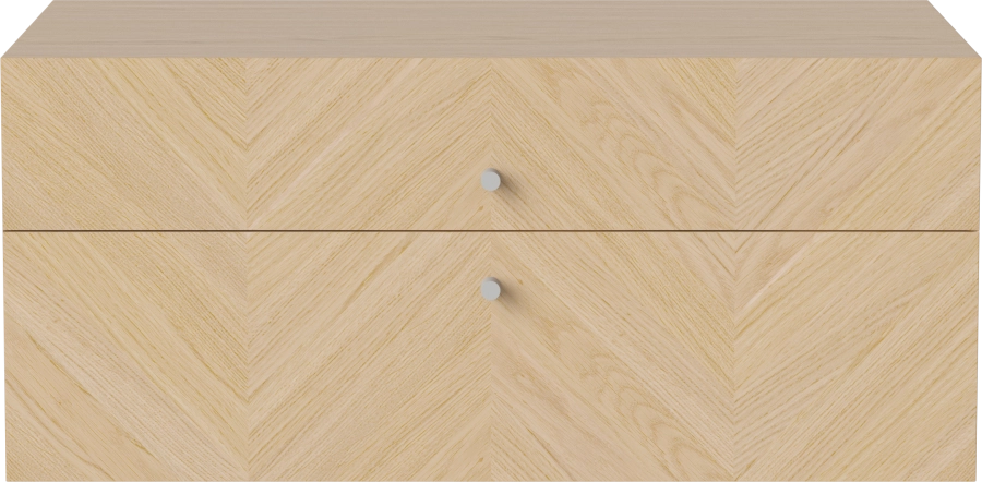 Luxe - 2 drawer - Wall mounting_Grey grip_White pigmented oiled oak Veneer_TSCA 04-141-45_00003.png