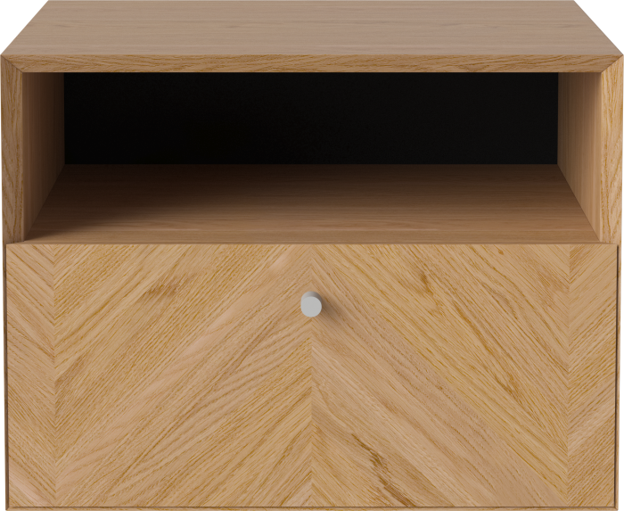 Luxe night table-1 drawer-Wall mounting_Grey grip_Oiled oak Veneer_TSCA 04-141-65_00002.png
