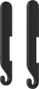 Nob Hook - 2 pcs._Black recycled polypropylene 24-611-03_00003.png