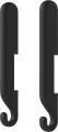 Nob Hook - 2 pcs._Black recycled polypropylene 24-611-03_00003.png