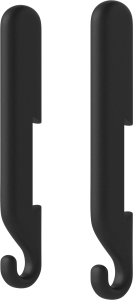 BOLIA wieszaki NOB zestaw 2 szt. czarne