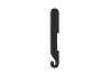 Nob Hook - 2 pcs._Black recycled polypropylene 24-611-03_00003_angle.png