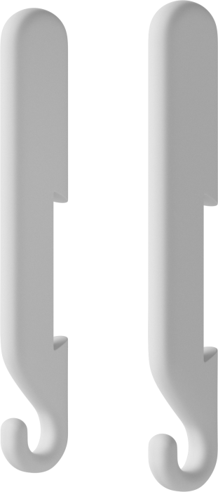 Nob Hook - 2 pcs._White recycled polypropylene 24-611-03_00004.png