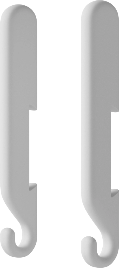 Nob Hook - 2 pcs._White recycled polypropylene 24-611-03_00004.png