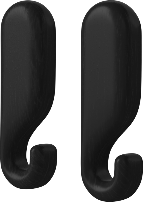 Nob Wall Hook 8 5 cm - 2 pcs._Black stained oak Solid 24-611-05_00002_angle.png