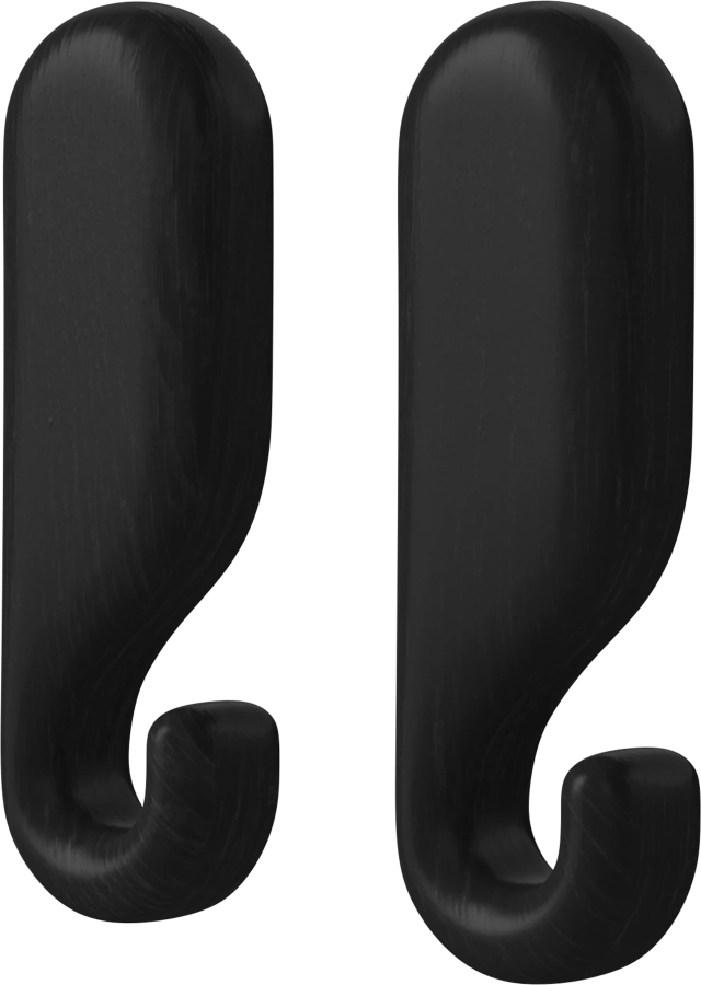 Nob Wall Hook 8 5 cm - 2 pcs._Black stained oak Solid 24-611-05_00002_angle.png