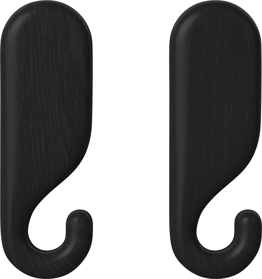 Nob Wall Hook 8 5 cm - 2 pcs._Black stained oak Solid 24-611-05_00002.png