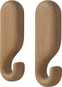 BOLIA wieszak ścienny NOB 8,5 zestaw 2 sztuk dąb naturalny
