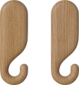 Nob Wall Hook 8 5 cm - 2 pcs._Oiled oak Solid 24-611-05_00004.png