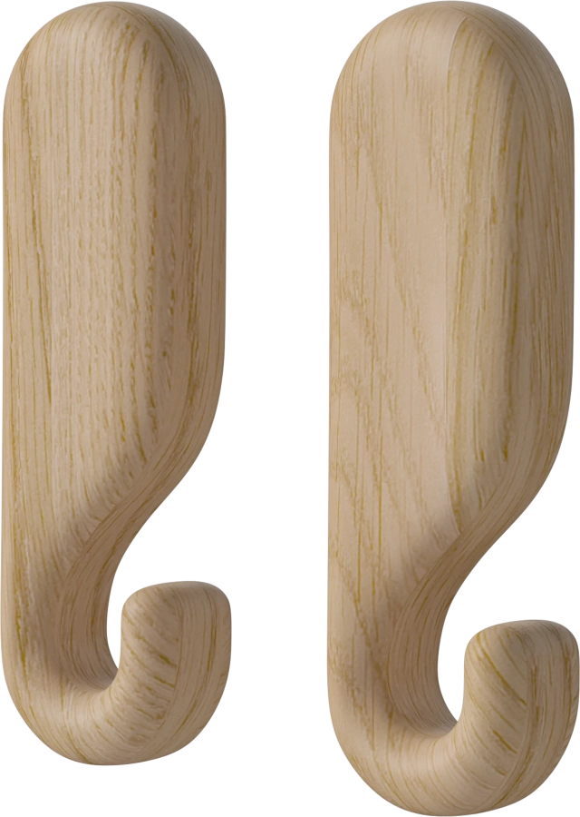 Nob Wall Hook 8 5 cm - 2 pcs._White pigmented oiled oak Solid 24-611-05_00003_angle.png