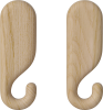 Nob Wall Hook 8 5 cm - 2 pcs._White pigmented oiled oak Solid 24-611-05_00003.png