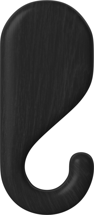 Nob Wall Hook 11 5 cm_Black stained oak Solid 24-611-06_00002.png