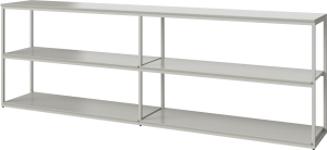 BOLIA konfiguracja NEUTRA 246 x 80 szary / szara stal