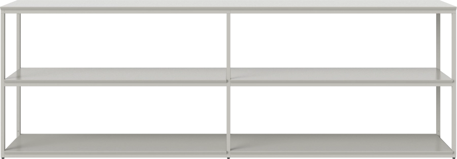 Neutra 246xH80 cm - 3x2 shelves_Grey lacquered steel_Grey lacquered MDF_TSCA 00-152-12_00002.png