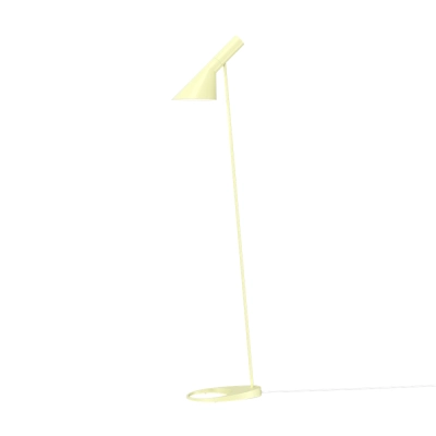 LOUIS POULSEN lampa podłogowa AJ cytrynowa