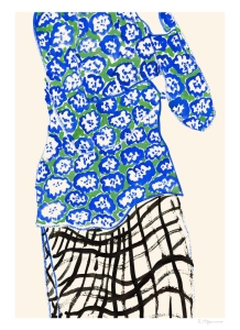 THE POSTER CLUB druk artystyczny BLUE AND GREEN