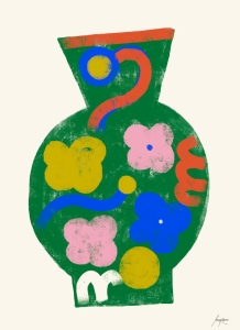 THE POSTER CLUB druk artystyczny SUMMER VASE 01