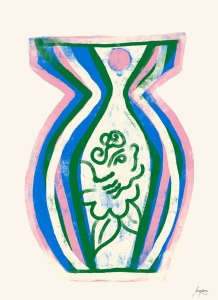 THE POSTER CLUB druk artystyczny SUMMER VASE 02