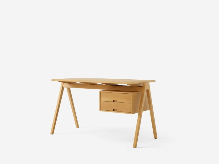 Daystak Table RD2-RD3 w. Daystak Desk Drawer_Beech_Angled front.jpg