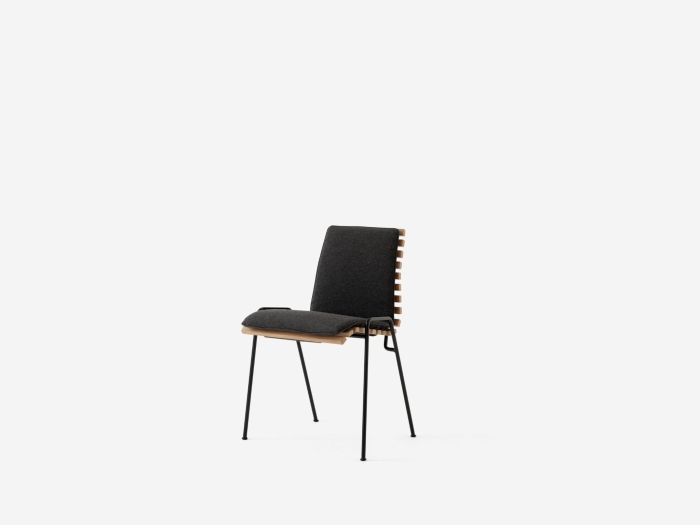 RFH Terrace Chair RD4_Black w. Teak and Sunbrella Heritage Char Cushion_Angled front.jpg