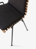 RFH Terrace Chair RD4_Black w. Teak and Sunbrella Heritage Char Cushion_detail.jpg