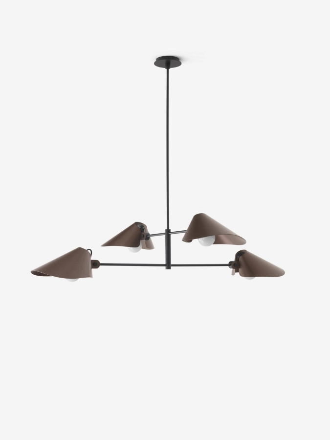 Bonnet SC92 Chandelier_Bronzed w. Medium Stem 1100 mm_Front_down.jpg