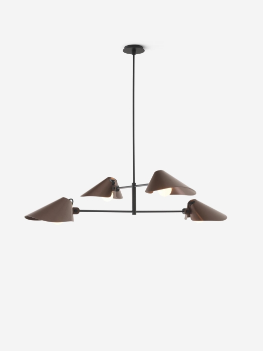 Bonnet SC92 Chandelier_Bronzed w. Medium Stem 1100 mm_Front_down_light.jpg