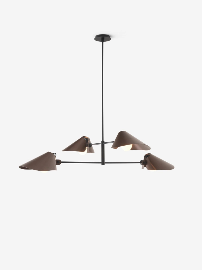 Bonnet SC92 Chandelier_Bronzed w. Medium Stem 1100 mm_Front_down_light.jpg