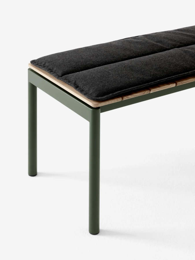Ville Bench AV27_Bronze Green_Ville Bench AV27-AV28 Cushion_ Heritage Char_detail.jpg