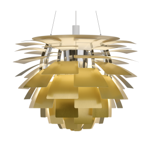 LOUIS POULSEN lampa wisząca PH ARTICHOKE 84 cm mosiądz