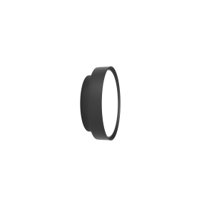 LOUIS POULSEN lampa ścienna SLIM ROUND 25 cm czarna