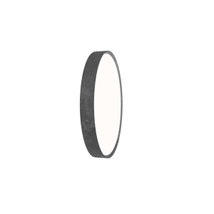 LOUIS POULSEN lampa ścienna SLIM ROUND 44 cm ciemne aluminium