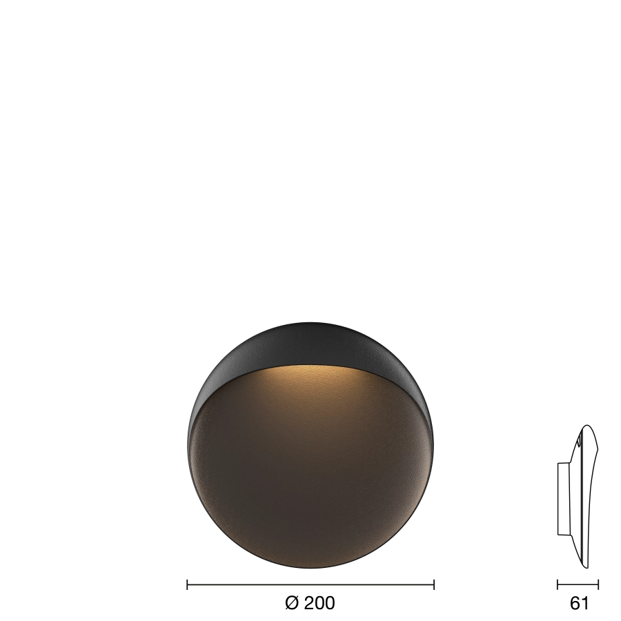Flindt Wall_EU_Black_200_WL_Measurement_Drawing_Product_Image_louis_poulsen.png