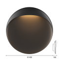 Flindt Wall_EU_Black_400_WL_Measurement_Drawing_Product_Image_louis_poulsen.png