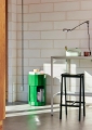 Facet Cabinet incl. feet and castors High spinach green_Taburete 8 Bar Stool H75 black wb lacquered oak veneer seat b.jpg