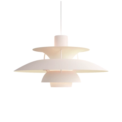 LOUIS POULSEN lampa wisząca PH 5 MONOCHROME pale blush