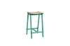 AE435-A406_Taburete 8 Bar Stool H65 wb lacquered oak veneer seat_soft jade powder coated base.jpg