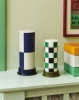 Column Candle L off-white and dark blue_M off-white and green and black check_Column Candleholder L midnight blue_M army green.jpg