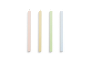 HAY świeca SQUARE PASTEL zestaw 4 sztuk
