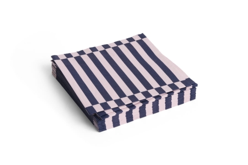 HAY serwetki 20 sztuk PATTERN LUNCH jasnoróżowe - ciemnoniebieskie