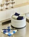 Pattern Napkins Lunch off-white and blues M check_Off-white and dark blue L check_Barro Plate dia18 set of 2 off-white.jpg