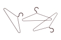 Colour Hanger Set of 3 maroon red.jpg