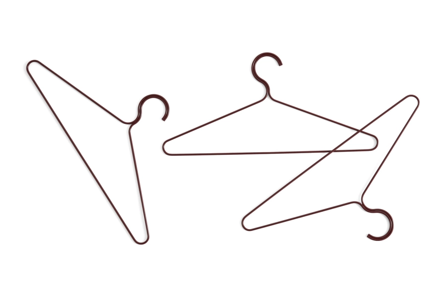 Colour Hanger Set of 3 maroon red.jpg